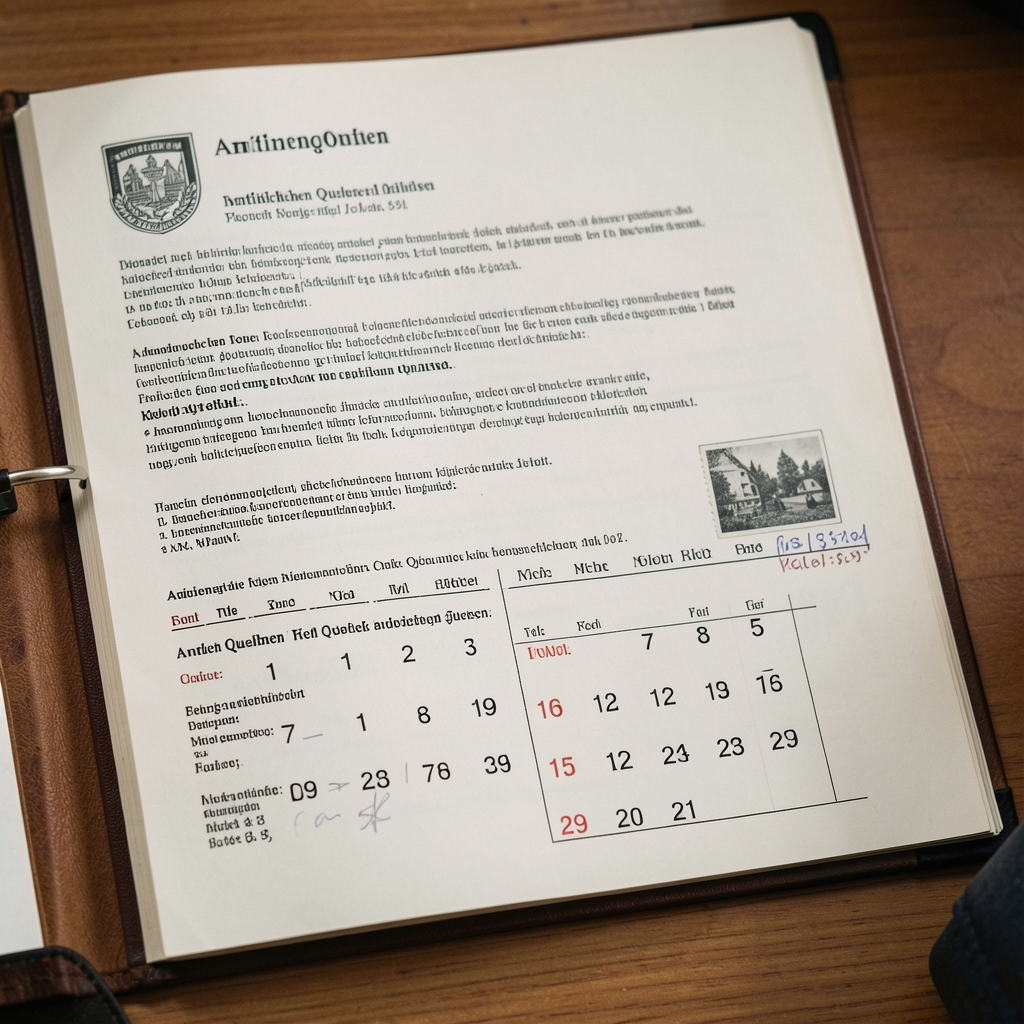 Geordnete Bewerbungsunterlagen mit Anschreiben, Lebenslauf und farbigen Notizmarkern